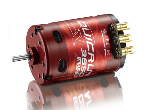 QuicRun Brushless Motor 3650 2500KV 13.5T Sensored für 1/10