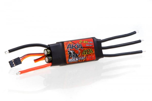 Rockamp Akia 40A / 2-4S Lipo / 3A BEC