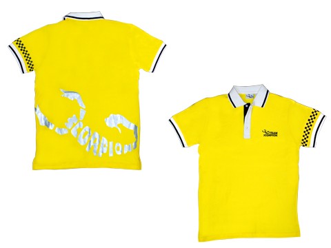 Scorpion Polo Shirt (Yellow-M)