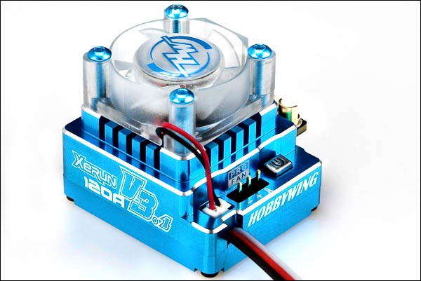 Xerun Brushless Regler 120A BEC 3A 2-3s V3.1 Blau für 1/10