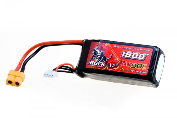 Rockamp 1500mAh 3S 30C für Racecopter