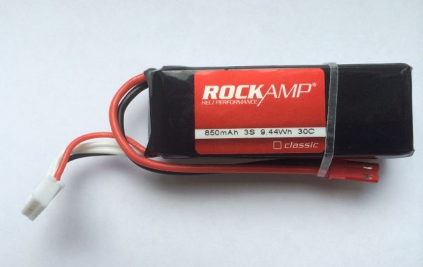 ROCKAMP 850mAh 3S classic 30C mit JST-BEC