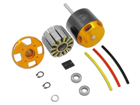 Scorpion Motor HK-5035 12N10P Motor Kit (6mm Shaft)