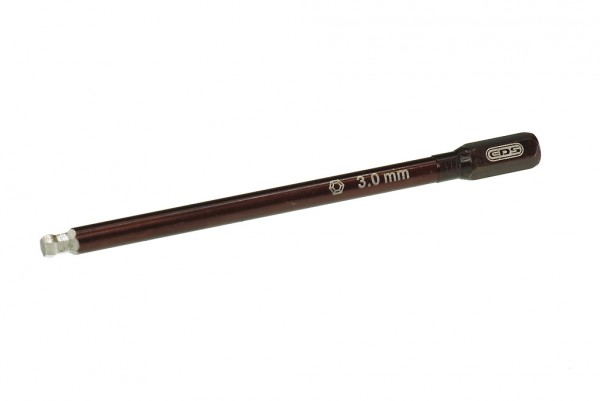 EDS Schnellwechsel Kugel Innensechskant Schlüssel 3.0 X 75mm Spitze