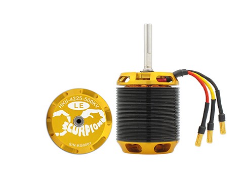 HKII-4225-500KV Scorpion Motor (6mm Welle)