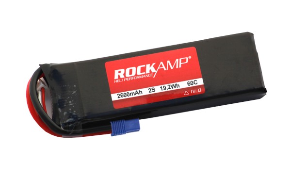 ROCKAMP 2600mAh 2S hi.Q 60C mit EC3