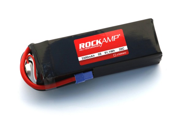 ROCKAMP 3300mAh 5S classic 35C mit EC3