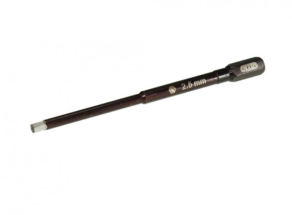 EDS Schnellwechsel Innensechskant Schlüssel 2.5 X 75mm Spitze