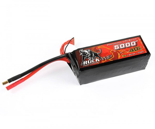 Rockamp 5000mAh 6S 40C (56x52x145)