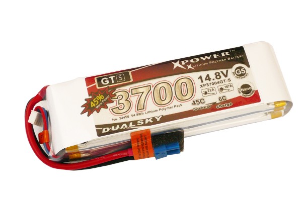 Dualsky GT-S 45C 3700mAh 18,5V Lipo Akku