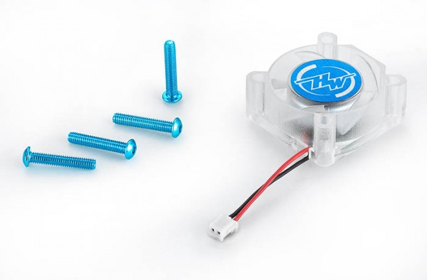 Lüfter für Xerun 120A und Stock V3.1 25x25x10mm Transparent