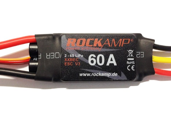 ROCKAMP 60A Regler 5A XBEC V3 mit EC3