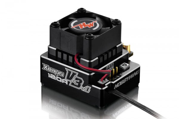 Xerun Brushless Regler 120A BEC 3A 2-3s V3.1 Schwarz 1/10