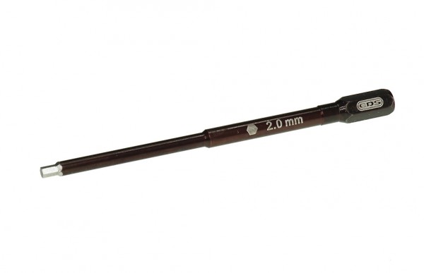 EDS Schnellwechsel Innensechskant Schlüssel 2.0 X 75mm Spitze
