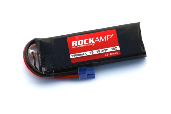 ROCKAMP 2600mAh 2S classic 35C mit EC3