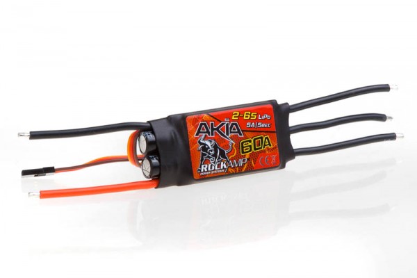 Rockamp Akia 60A / 2-6S Lipo / 5A SBEC