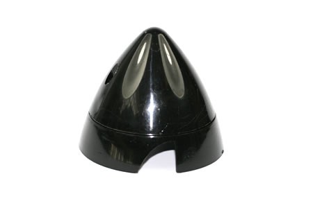 2-Blatt Spinner 44mm schwarz