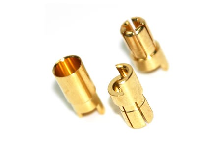 Rockamp Goldkontakt Stecker 6mm