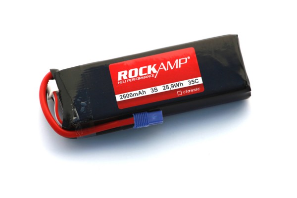 ROCKAMP 2600mAh 3S classic 35C mit EC3