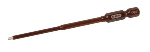 EDS Bit Innensechskant zöllig .063 (1/16) x 100mm für Elektro Werkzeuge