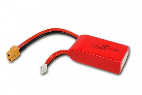 Battery 3S 1300mAh for TB250 racer (72x33x24mm)