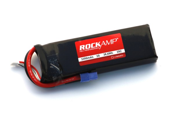 ROCKAMP 3300mAh 3S classic 35C mit EC3